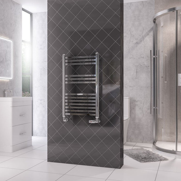 Eastbrook Rion Straight Heated Towel Rail Chrome - Heated