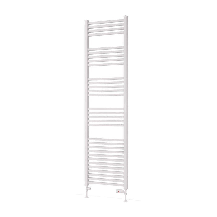 Eastbrook Rion Straight Heated Towel Rail Gloss White