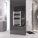 Eastbrook Rion Straight Heated Towel Rail Gloss White