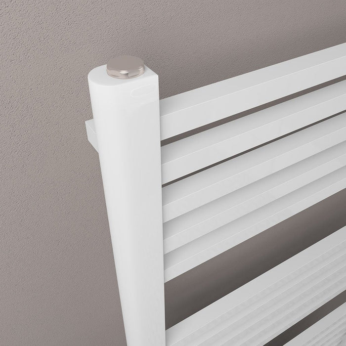 Eastbrook Rion Straight Heated Towel Rail Gloss White