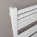 Eastbrook Rion Straight Heated Towel Rail Gloss White