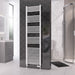 Eastbrook Rion Straight Heated Towel Rail Gloss White