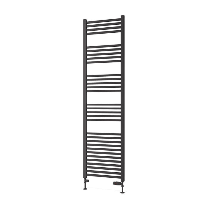 Eastbrook Rion Straight Heated Towel Rail Matt Anthracite