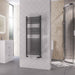 Eastbrook Rion Straight Heated Towel Rail Matt Anthracite