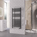 Eastbrook Rion Straight Heated Towel Rail Matt Anthracite