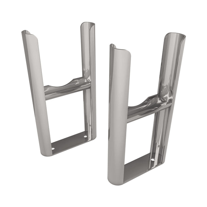 Eastbrook Rivassa 3 Column Radiator Feet Pair - Chrome