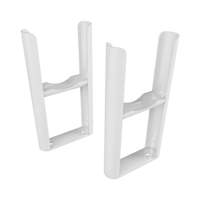 Eastbrook Rivassa 3 Column Radiator Feet Pair - White