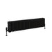 Eastbrook Rivassa 4 Column Radiator Matt Black - 300mm x