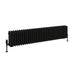 Eastbrook Rivassa 4 Column Radiator Matt Black - 300mm x