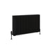 Eastbrook Rivassa 4 Column Radiator Matt Black - 600mm x