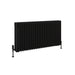 Eastbrook Rivassa 4 Column Radiator Matt Black - 600mm x