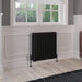 Eastbrook Rivassa 4 Column Radiator Matt Black - Column