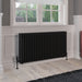 Eastbrook Rivassa 4 Column Radiator Matt Black - Column