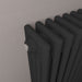 Eastbrook Rivassa 4 Column Radiator Matt Black - Column
