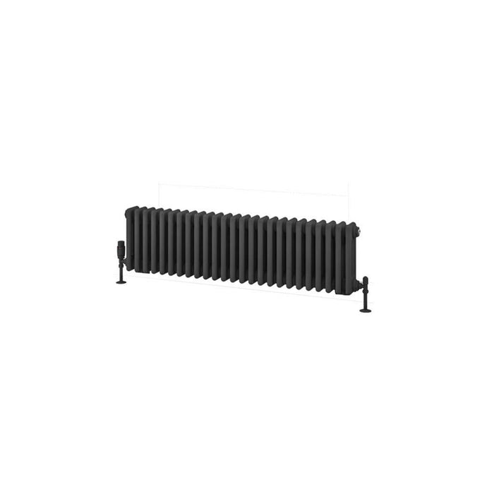 Eastbrook Rivassa Horizontal 3 Column Radiator - 300mm x