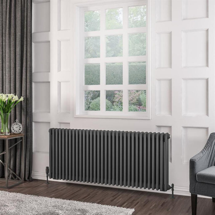 Eastbrook Rivassa Horizontal 3 Column Radiator - 300mm x