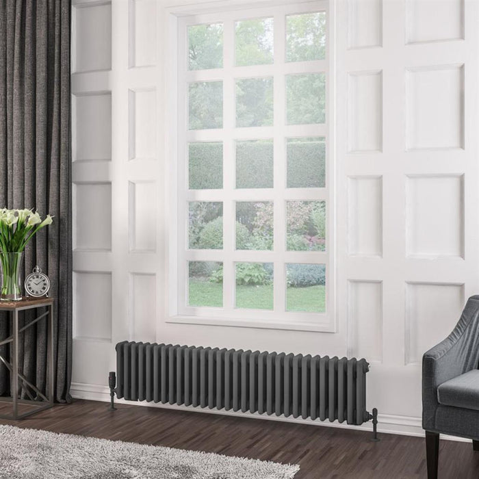 Eastbrook Rivassa Horizontal 3 Column Radiator - 300mm x