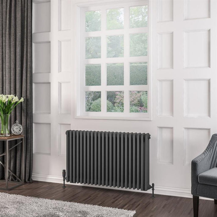 Eastbrook Rivassa Horizontal 3 Column Radiator - 300mm x