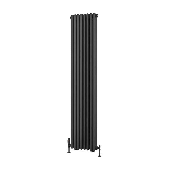 Eastbrook Rivassa Vertical 3 Column Radiator - 600mm x