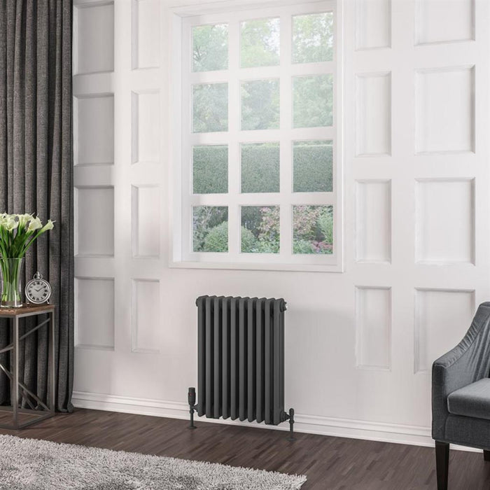 Eastbrook Rivassa Vertical 3 Column Radiator - 600mm x