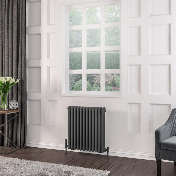 Eastbrook Rivassa Vertical 3 Column Radiator - 600mm x