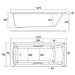 Eastbrook Rockall Beauforte Single Ended Bath With Twin