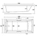 Eastbrook Rockall Beauforte Single Ended Bath With Twin