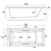 Eastbrook Rockall Beauforte Single Ended Bath With Twin