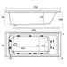 Eastbrook Rockall Beauforte Single Ended Whirlpool Bath