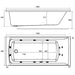 Eastbrook Rockall Beauforte Single Ended Whirlpool Bath