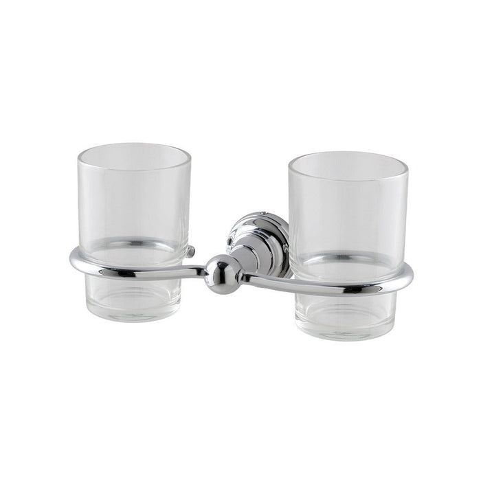 Eastbrook Rockingham Double Tumbler Holder - Chrome
