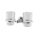 Eastbrook Rockingham Double Tumbler Holder - Chrome