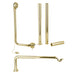 Eastbrook Roll Top Bath Waste Pack - Brushed Brass - Bath