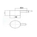 Eastbrook Round Lever Control Handle - Chrome - Shower