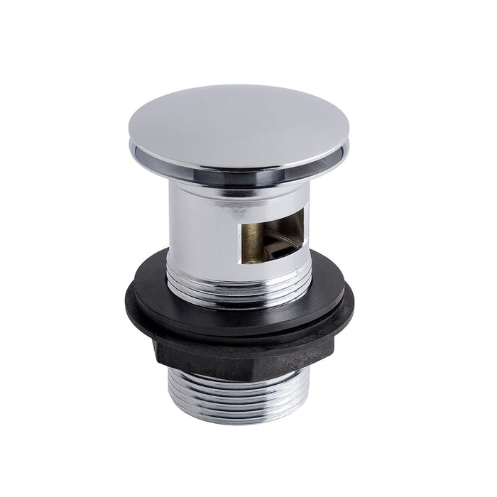 Eastbrook Round Push Button Basin Waste - Chrome - Basin