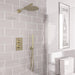 Eastbrook Round Thermostatic Concealed Shower Kit - Brushed