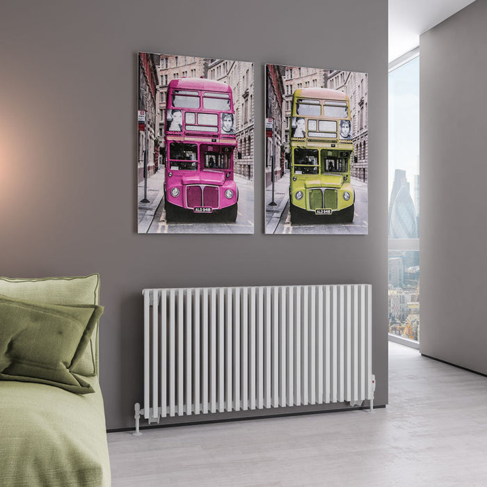 Eastbrook Rowsham Horizontal Designer Radiator - Matt White