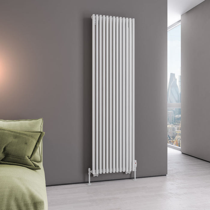 Eastbrook Rowsham Vertical Designer Radiator - Matt White