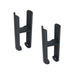 Eastbrook Rubano Radiator Feet Pair - Matt Anthracite
