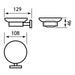 Eastbrook Salerno Soap Dish - Soap Dishes & Dispensers