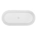 Eastbrook Sandford Freestanding Bath With Waste - White