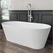 Eastbrook Sandford Freestanding Bath With Waste - White