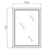 Eastbrook Seattle Non Illuminated Mirror - 700mm x 500mm