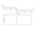 Eastbrook Shannon Beauforte L Shaped Bath Front Panel Long