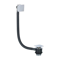 Eastbrook Square Sprung Plug Bath Waste - Chrome - Bath