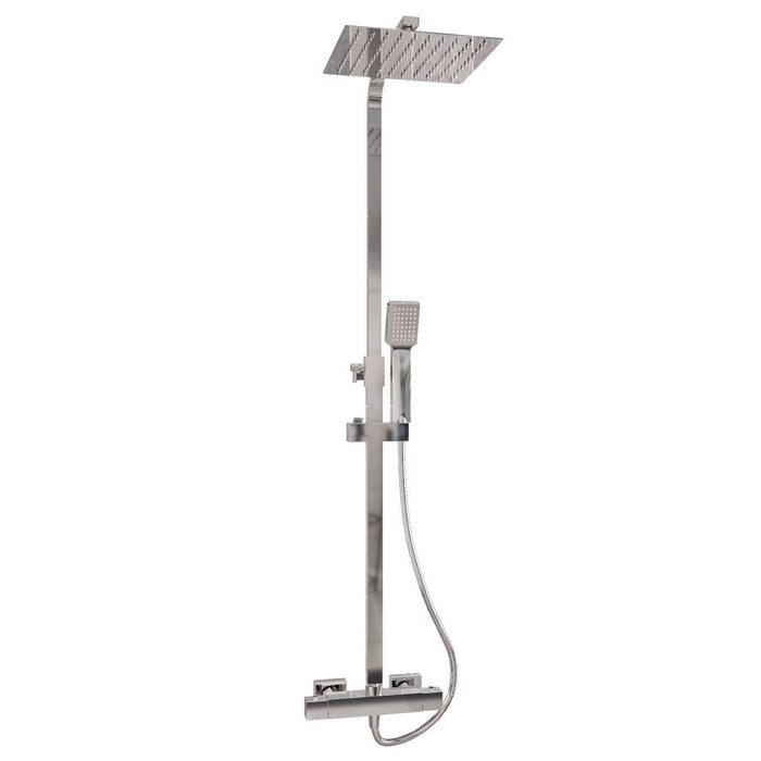 Eastbrook Square Thermostatic Bar Shower Mixer With Shower