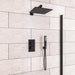 Eastbrook Square Thermostatic Concealed Shower Kit - Matt