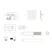 Eastbrook Square Thermostatic Concealed Shower Set - Shower