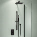 Eastbrook Square Thermostatic Concealed Shower Set - Black