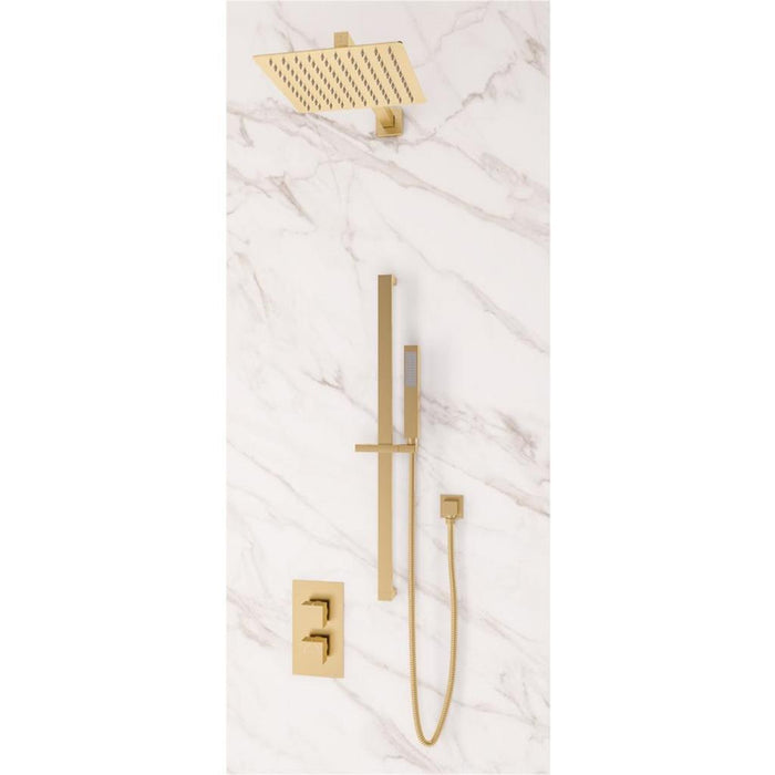 Eastbrook Square Thermostatic Concealed Shower Set